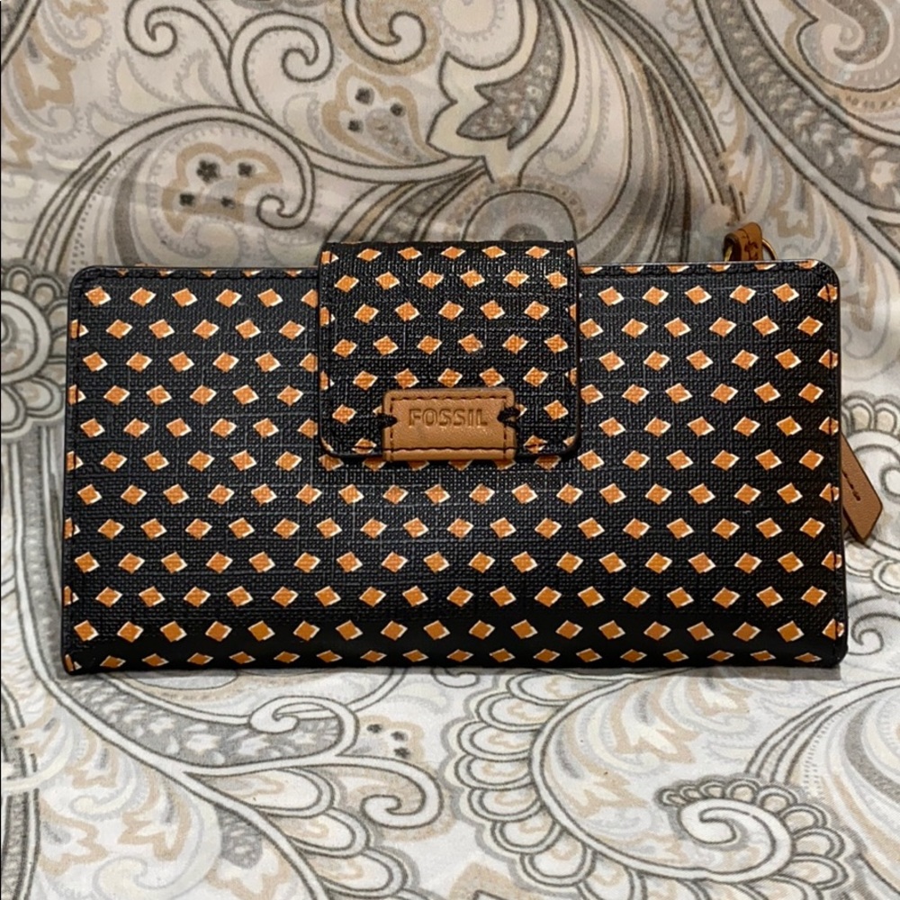 Like New Fossil Logan Wallet - image 1